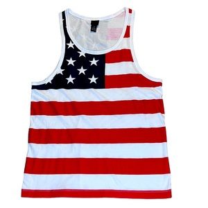 H&M American Flag Tank Top